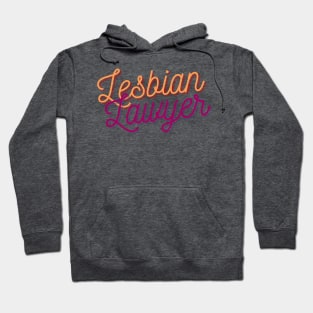 Lesbian Lawyer - Pride Colors Hoodie